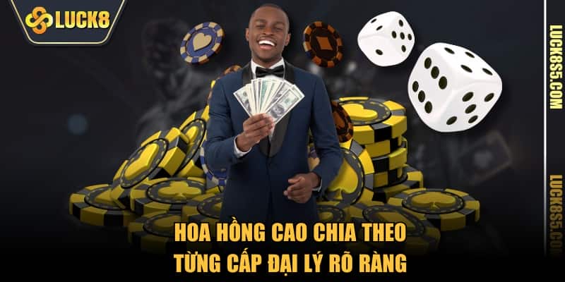 Hoa hồng cao chia theo từng cấp đại lý rõ ràng