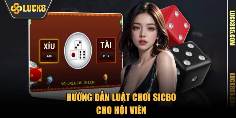 Hướng dẫn luật chơi sicbo cho hội viên 